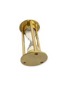 Sablier miniature de luxe en laiton antique - Product Image 4