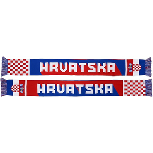 Écharpe unisexe en tricot double couche à motif éventail, accessoire chaud pour supporters d'événements sportifs - Product Image 2
