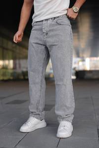 Jean slim vintage pour homme, coupe droite, en denim, décontracté, extensible, coloré, taille mi-haute, adouci, écologique, effet vieilli, patchwork - Product Image 3