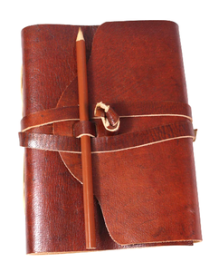 Diario de Cuero Marrón Genuino Vintage, 100 Hojas, Papel de Algodón Reciclado Hecho a Mano, Planificador Semanal de Negocios, Cuadernos a Juego - Product Image 6