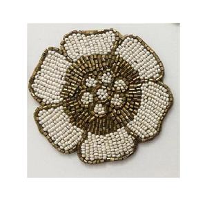 Halloween Design <b>Glass</b> Beaded Coaster Set of 4 Coffee Drink Dining <b>Table</b> <b>Mats</b> Coaster Christmas Festive Occasion & Decoration - Product Image 4