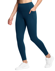 Leggings taille haute en coton extensible respirant, nouvelle collection 2026, haute qualité, design tendance pour femme - Product Image 2