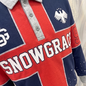 Maillot de football Snowgrace à manches longues, impression sublimée, col rabattu, manches longues, unisexe, adulte, coupe classique, toutes saisons - Product Image 6