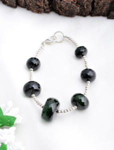 ลูกปัดทัวร์มาลีนสีเขียวธรรมชาติ เจียระไน สำหรับทำเครื่องประดับชั้นดี - Product Image 5