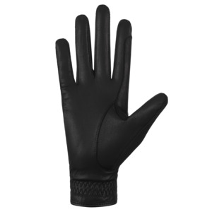 Gants d'équitation Pro Grip Performance, respirants, en cuir synthétique Serino, élégants, noirs, pour dressage et entraînement - Product Image 5