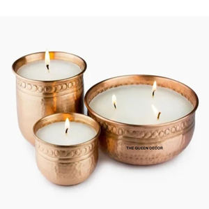 Velas Aromáticas Marroquíes Hechas a Mano con Diseño de Hojas, Portavelas Votivo Verde para Decoración de Iluminación Exterior - Product Image 6