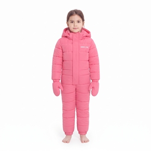 Combinaison de ski pour enfants, garçons et filles, une pièce, chaude, respirante, en polyester, pour l'hiver, vêtements de sport pour activités de plein air - Product Image 4