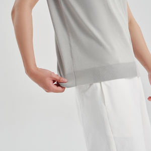 Camisa de Hombre Antiarrugas de Manga Corta, Nuevo Diseño de Verano a la Moda, Lona de Poliéster/Algodón de Secado Rápido, Color Sólido Cómodo - Product Image 3