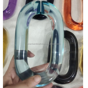 Handmade Modern <b>Ornamental</b> Resin Hanging Customized Modern Acrylic Chain Wall Accents for Home Decor Diwali Festival Birthday - Product Image 1