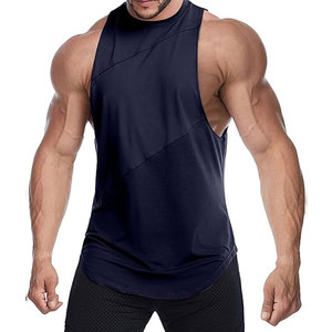 Mens Gym Tank Tops Workout Sleeveless T-Shirts Athletic Muscle Cut Off Training Bodybuilding Stringer Tees - Product Image 6