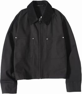 Chaqueta Bomber Casual de Satén para Hombre, Primavera, 100% Algodón, Impermeable, Resistente al Viento, Transpirable, Bordada, Estilo Varsity, en Oferta - Product Image 1