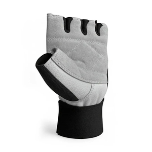 Gants de sport personnalisés noirs pour la gym, demi-doigts, pour l'entraînement et la protection des doigts - Product Image 3