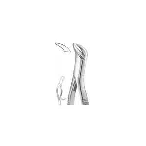 Pinces d'extraction manuelles en acier inoxydable à motif américain, instruments chirurgicaux dentaires pour les dents centrales supérieures et les molaires inférieures - Product Image 1