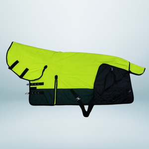 Optimal Winter Autumn Horse Rug Dual Color 1200 Denier Polyester with Black <b>Binding</b> Nylon Lining Fabric Shell for Horses - Product Image 2