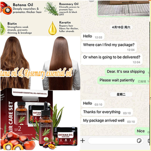 Best Hair Care <b>Set</b> with Rosemary <b>Essential</b> <b>Oil</b> Batana <b>Oil</b> and Butter Liquid Form for Hair Growth - Product Image 5