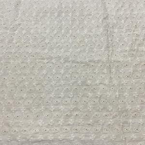 ผ้าปักผ้าฝ้ายบริสุทธิ์น้ำหนักเบาสำหรับเสื้อและเดรสแบบย้อมสีได้ - Product Image 3