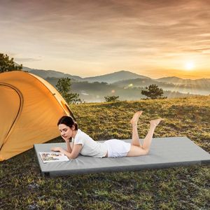 ที่นอนตั้งแคมป์แบบพับได้ความหนาแน่นสูงพร้อมเบาะด้านล่างกันลื่น - Product Image 4