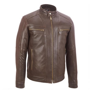 2024 New <b>Men's</b> Winter Fashion Leather <b>Jacket</b> Coated Stand Collar Casual Wear Comfortable High Quality - Product Image 1