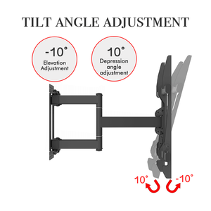 Supporto a Parete per TV LED/LCD da 106 Pollici con Livella a Bolla e Telaio in Acciaio - 75+ Pollici - Arredamento per la Casa - Product Image 2