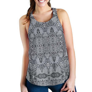 Custom Women's <b>Floral</b> Pattern Tank <b>Top</b> Scoop Neck Breathable Knitted Polyester Casual Style Digital Printing OEM Service - Product Image 5
