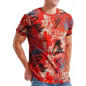 เสื้อยืดคอกลมแขนสั้นสำหรับผู้ชายเสื้อยืดสต็อกสินค้า100% เสื้อยืดผ้าฝ้ายขนาดใหญ่ - Product Image 1