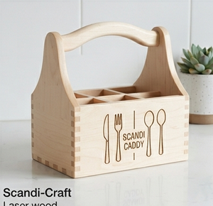 Caddy de Madera Maciza, Diseño Personalizado, Color Marrón, Exportador Mayorista, Fabricante, Suministros al por Mayor, Caddy de Madera para Servir - Product Image 6
