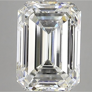 Diamant émeraude VVS2 de 8,09 carats certifié IGI, cultivé en laboratoire, neuf, non monté - Product Image 1