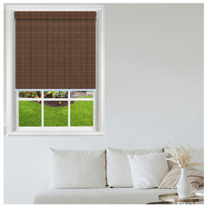 Persiana Enrollable de Bambú Decorativa, Inalámbrica, Integrada, de Diseño Natural, Horizontal, para Interiores Ecológicos - Product Image 2