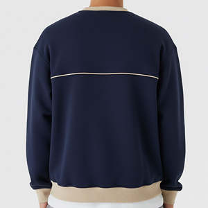 Sudadera con capucha de cuello redondo de felpa 100% algodón, transpirable, lavado ácido, teñido liso, estampado personalizado, forro polar, corte holgado, superventas para invierno - Product Image 2