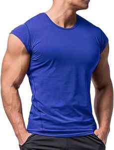 Camisetas Personalizadas de Lana de Alta Calidad, Manga Corta, Cuello Redondo, Corte Ajustado, para Correr, Deportes, Gimnasio, Hombre, Impresión Personalizada, 100% Lana - Product Image 2