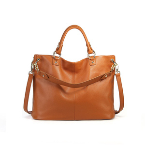 Sac fourre-tout en cuir PU noir avec fermeture éclair, imperméable, grande capacité pour les courses quotidiennes et les voyages - Product Image 2