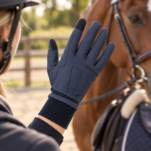 Gants d'équitation professionnels pour hommes et femmes, résistants à l'usure, antidérapants, gants d'équitation, équipement de course hippique - Product Image 6
