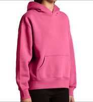 Sweat à capuche surdimensionné personnalisé pour femme, épais, couleur unie, automne-hiver, avec poche, vente directe usine, export BD, OEM