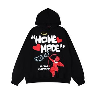 เสื้อฮู้ดดี้สตรีทแวร์ลายพิมพ์ DTG สำหรับผู้ชาย ตกแต่งด้วยคริสตัลและลูกปัด ดีไซน์สั่งทำพิเศษ ผ้าฝ้ายฟลีซ 100% ล้างสีแบบแอซิดวอช สำหรับฤดูหนาว - Product Image 4