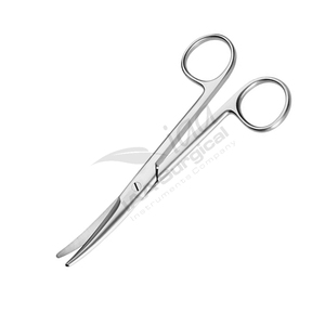 Instrumentos Quirúrgicos Médicos de Acero Inoxidable, Tijeras Metzembaum Rectas y Curvas, Ligeras, Manuales, con Certificación CE - Product Image 3