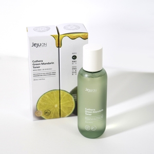 Tónico Facial JEJUON Cuthera Green Mandarin 150ml, Ácido Hialurónico Coreano, Iluminador, Hidratante, Calmante, Antioxidante, para Piel Sensible - Product Image 1