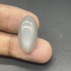 HAYAAT GEMS Pierre de lune grise naturelle taille ovale 18,65 carats 20x11,4x10mm |   Pierre précieuse polie non montée pour la fabrication de bijoux, anneaux et pendentifs - Product Image 5