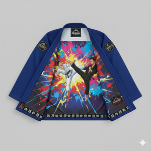 Kimono de Jiu-Jitsu en coton 100% premium, tissage perlé, pour hommes et femmes, entraînement professionnel et compétition, 400g, OEM - Product Image 1