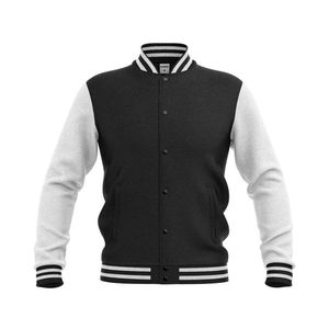 Meilleur fournisseur Stonefield Manufacturing Veste varsity pour homme en 100% laine, à capuche, épaisse, avec logo sur le devant, disponible en différentes tailles - Product Image 1