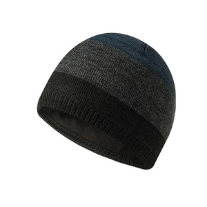 Wholesale 2025 Men's 100% Polyester Pullover Hat New High Quality Beanies Knit Beanie - Product Image 2