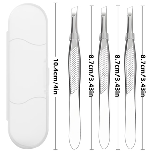 Pinzas para Cejas al Por Mayor, Suministro Directo de Fábrica, Pinzas Inclinadas de Acero Inoxidable de la Más Alta Calidad para Salón de Belleza - Product Image 2