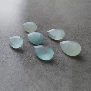 Aguamarina Natural, Corte Facetado en Forma de Pera, Gema Calibrada |   Piedras Sueltas para Joyería, Disponibles en Todos los Tamaños - Product Image 3