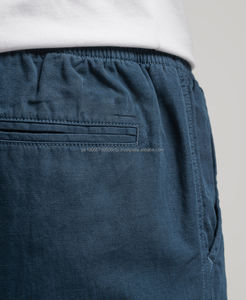 Short pour hommes de qualité supérieure avec cordon de serrage à pointe en métal dernière mode et short à la mode Polyester / Nylon décontracté teint uni - Product Image 4