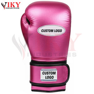ชุดอุปกรณ์ชกมวย 4 ชิ้น ยี่ห้อ Good Supplier ประกอบด้วย ถุงมือ หมวกป้องกันศีรษะ และอุปกรณ์ป้องกันขาหนีบ สีดำชมพู ขนาด 8oz-16oz - Product Image 5