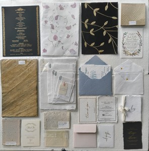 Luxury Deckle Edge <b>Paper</b> with Foil Printing for Wedding InvitationsCertificates Stationery andPremium Events - Product Image 5