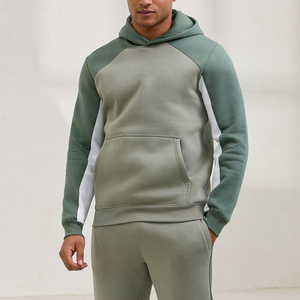 Sudadera con Capucha Personalizada para Hombre, de Forro Polar, Impermeable, de Poliéster/Algodón, al por Mayor, de Moda, Color Sólido, Manga Larga, Ropa de Otoño, con Bolsillos - Product Image 1