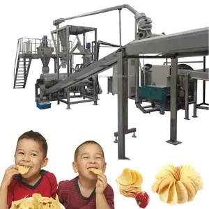 Factory Price Automatic Industry French Fries Making Machine Potato Chip Fryer Potato Chip Production Line For Small Business