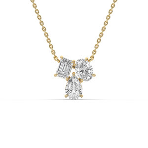 Colgante de Diamante Cultivado en Laboratorio con Corte Pera de 2.1 Quilates, Certificado por IGI, Plata 925, Estilo Único, Ligero, Corte Brillante, Joyería Fina para Boda - Product Image 1