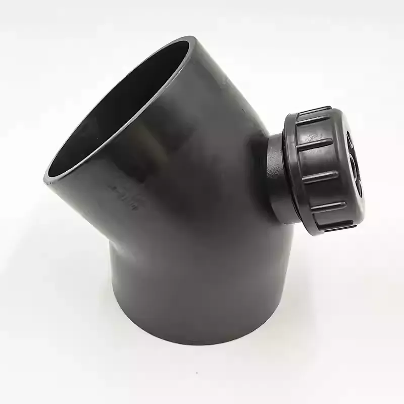 HDPE S-Type Гибкий сифон для дренажа отходов с 3 отверстиями для контроля электрофузионной муфты для дренажа воды-пластиковые трубки