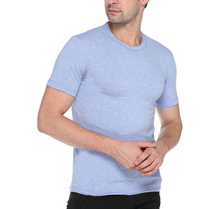Camiseta Deportiva Casual Lisa con Logotipo Personalizado para Hombre, Tejido de Alta Calidad, 100% Algodón, Transpirable, Ecológica, Pedidos al por Mayor - Product Image 4